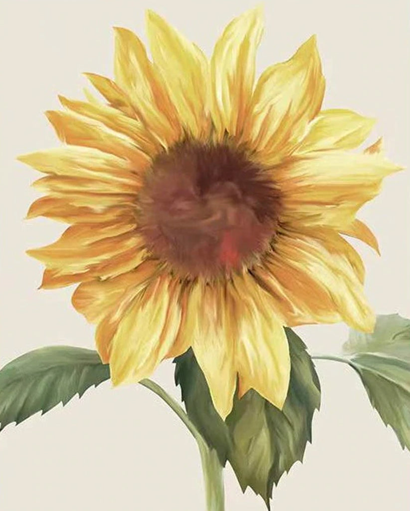 Doré Tournesol Peinture par Numéros
