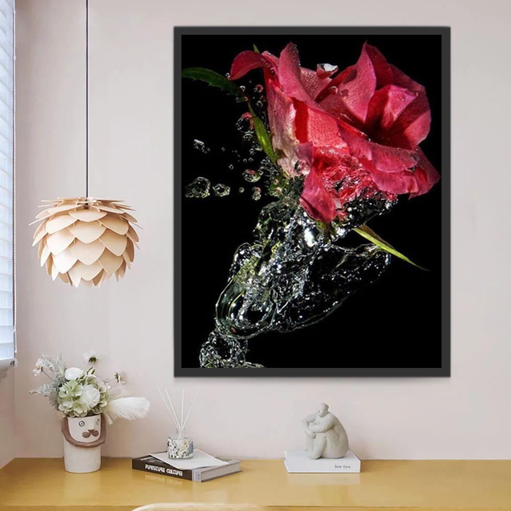 Eau Rose Peinture par Numéros