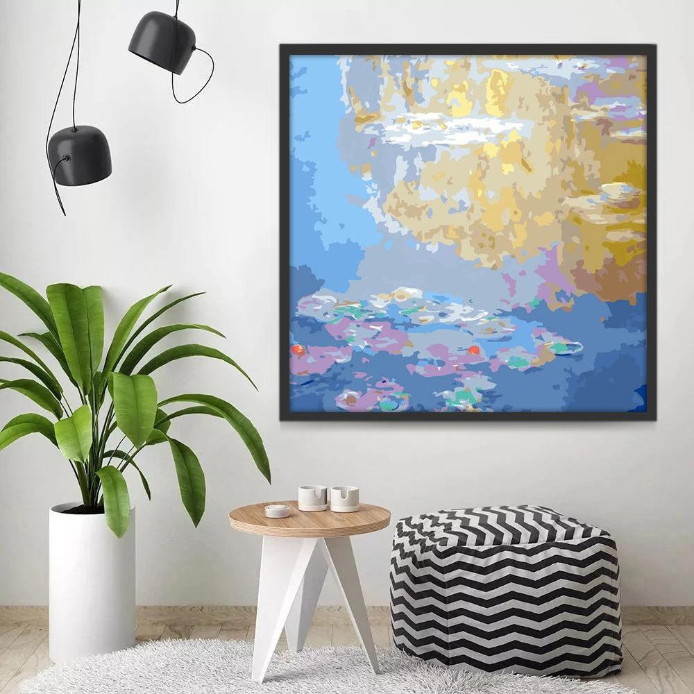 Eaux Abstraits Paysage Nature Peinture par Numéros