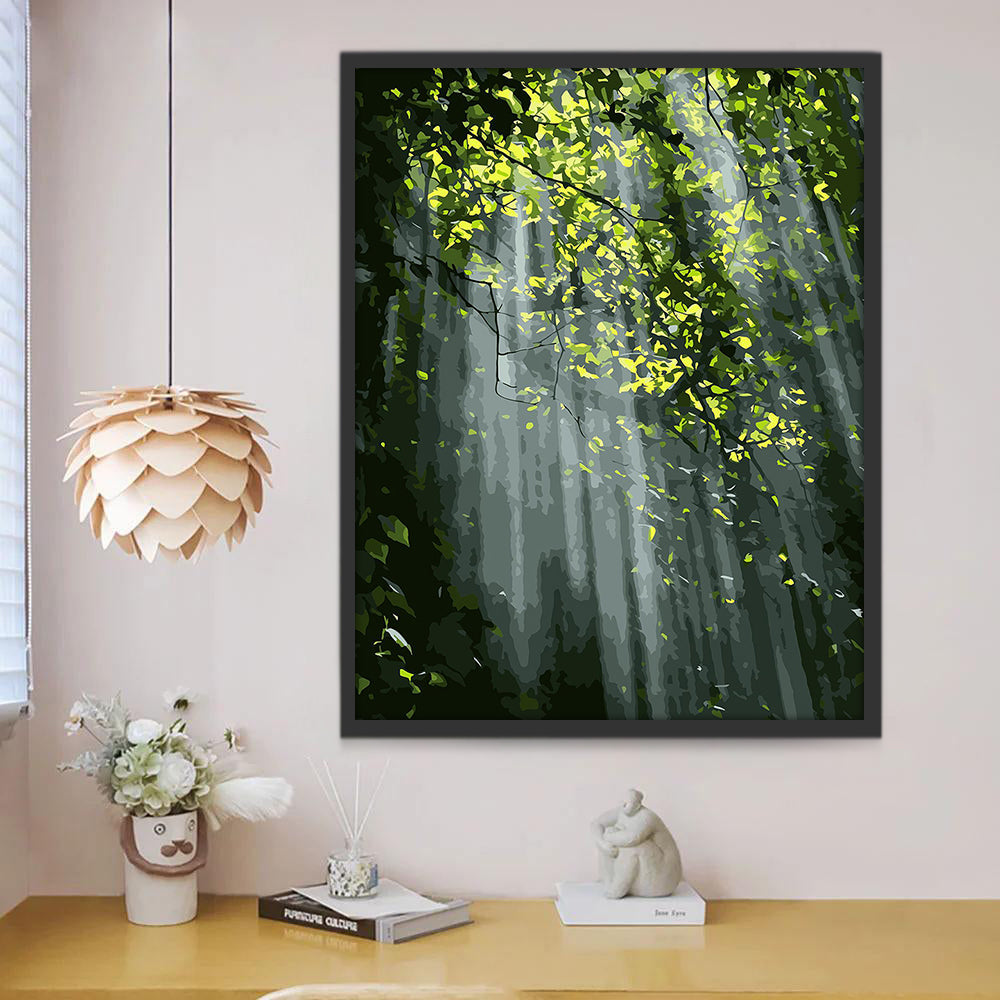 Effet Tyndall Peinture par Numéros