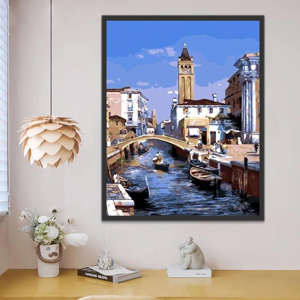 Église San Barnaba de Venise Peinture par Numéros
