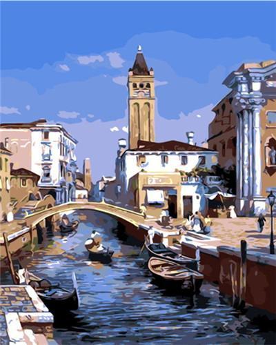 Église San Barnaba de Venise Peinture par Numéros