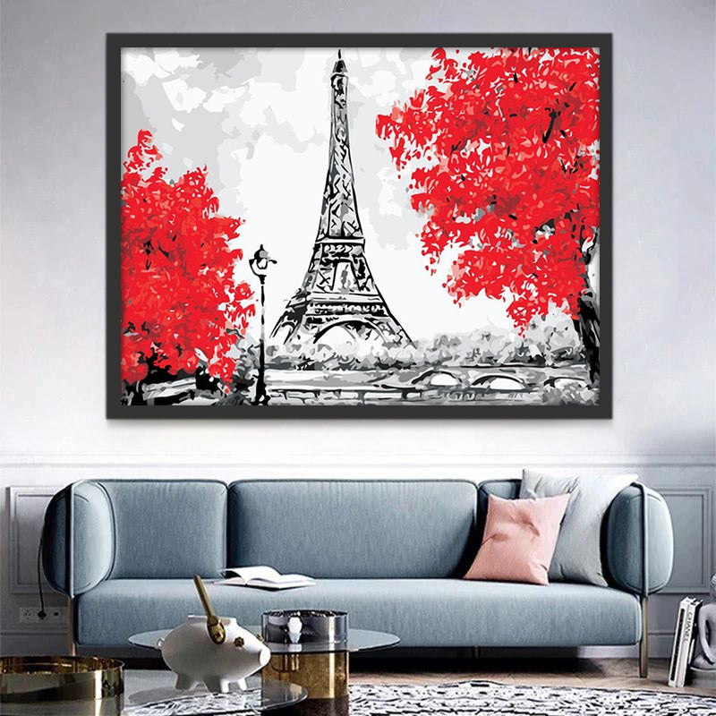 Eiffel Automne Peinture par Numéros