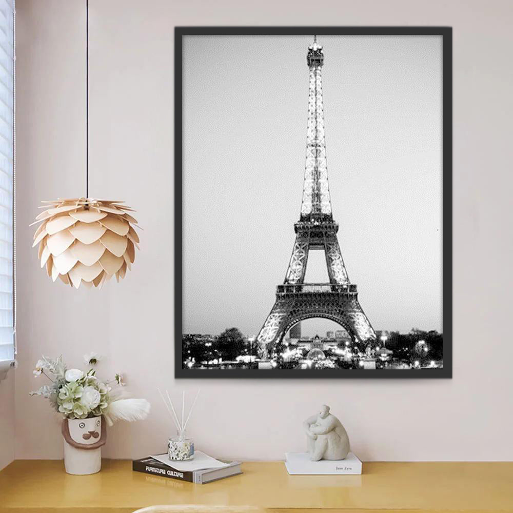 Eiffel de Nuit Peinture par Numéros