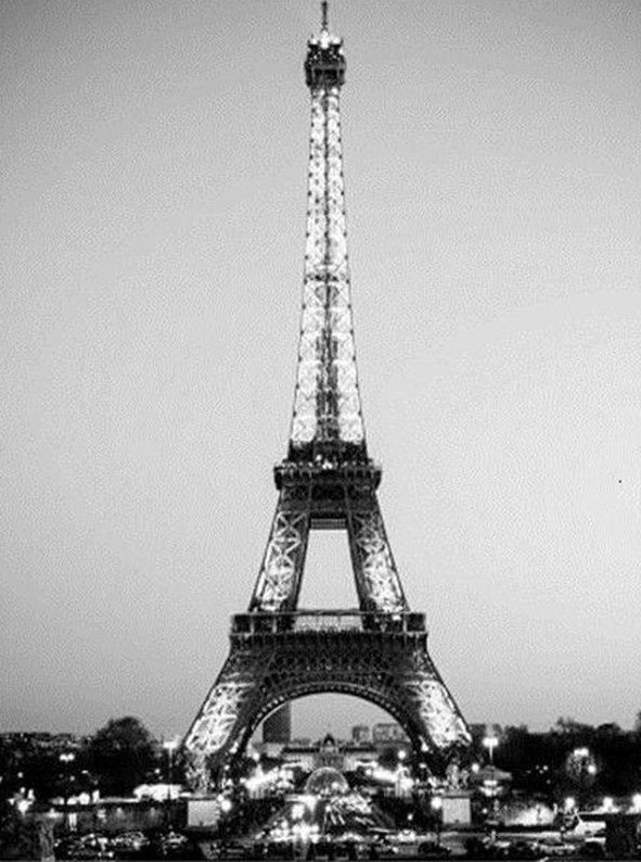 Eiffel de Nuit Peinture par Numéros