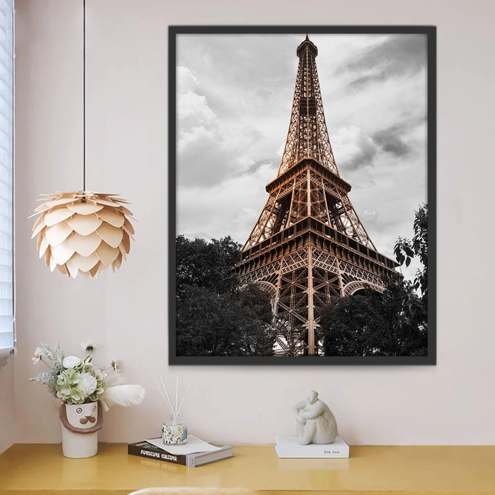 Eiffel par Temps Couvert Peinture par Numéros