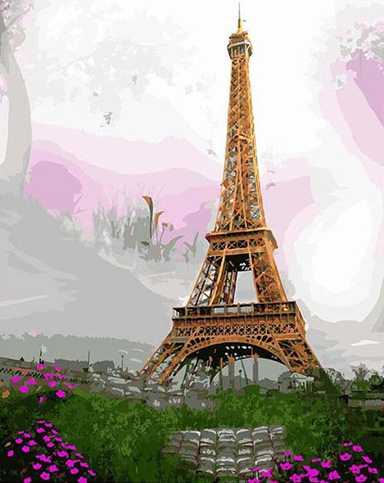Eiffel Peinture par Numéros