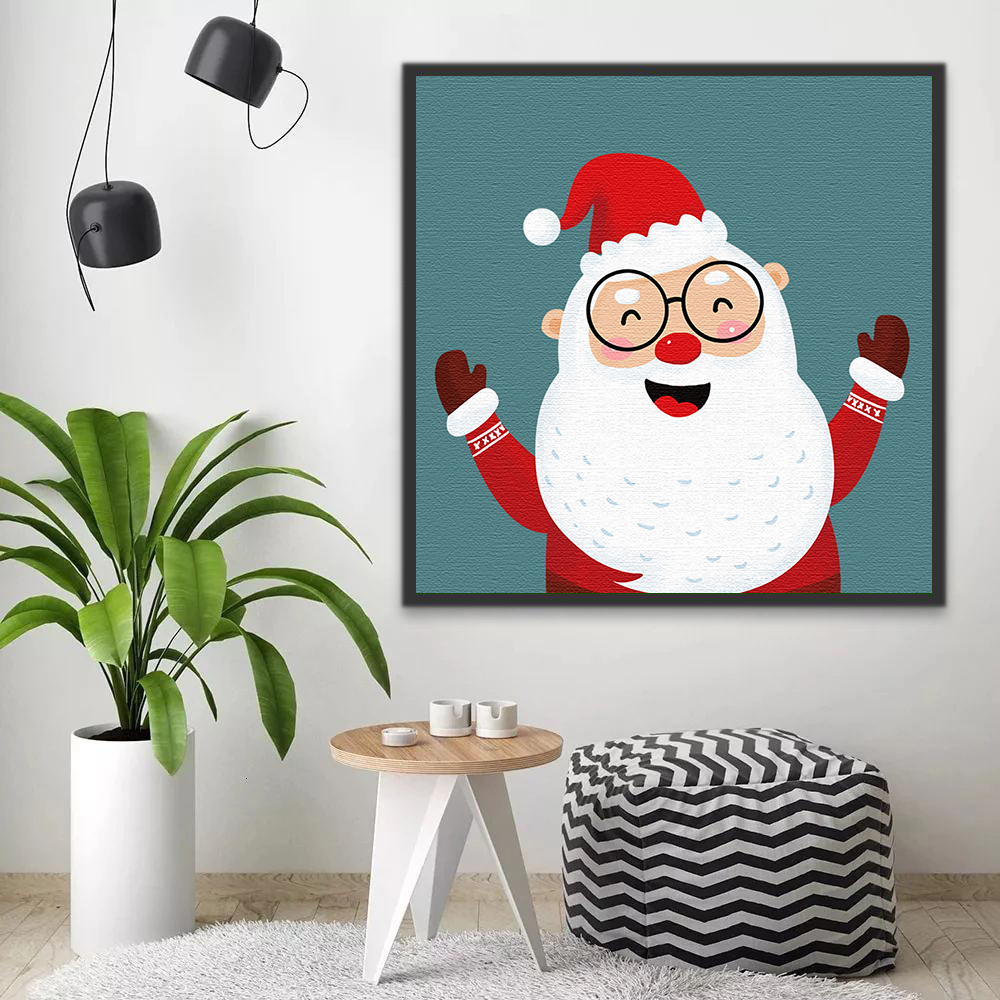 Enfants père Noël Peinture par Numéros