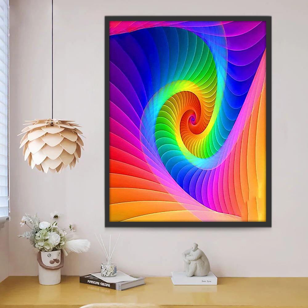 Escalier arc-en-ciel Peinture par Numéros