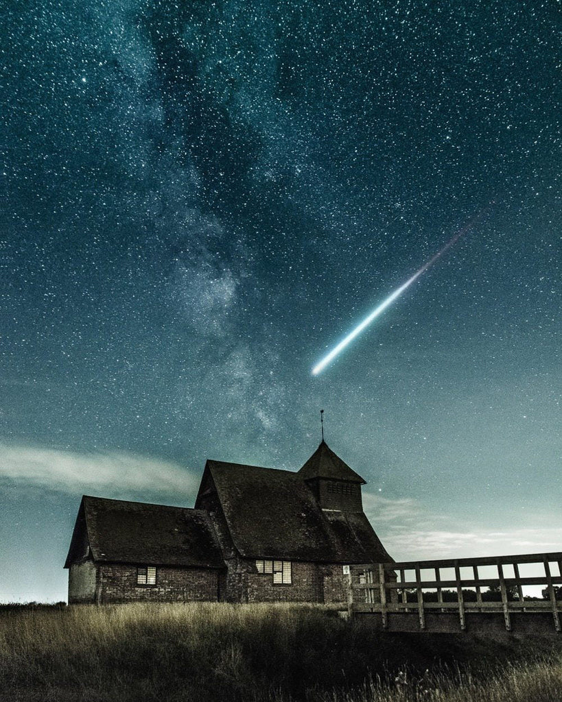 Étoile Filante Traversant le Ciel Peinture par Numéros