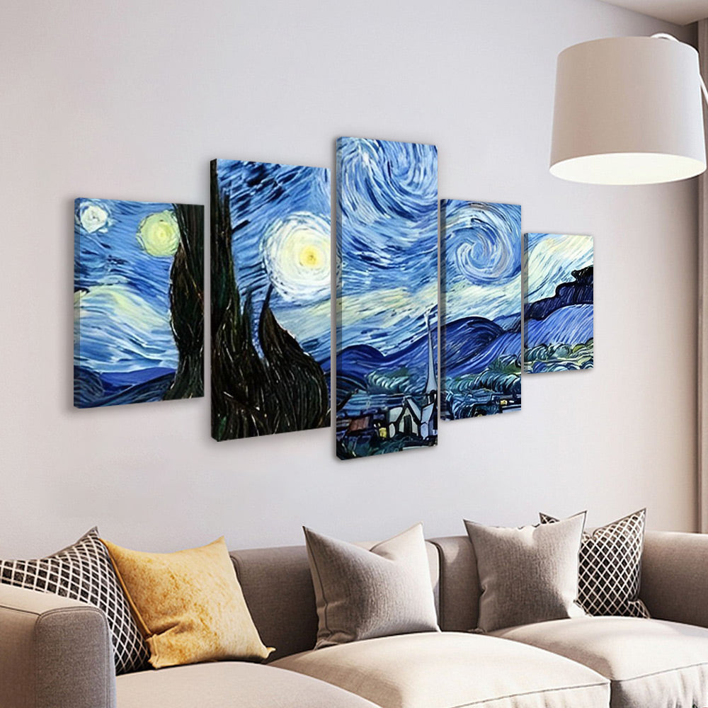Etoiles 5 Partie Peinture par Numéros