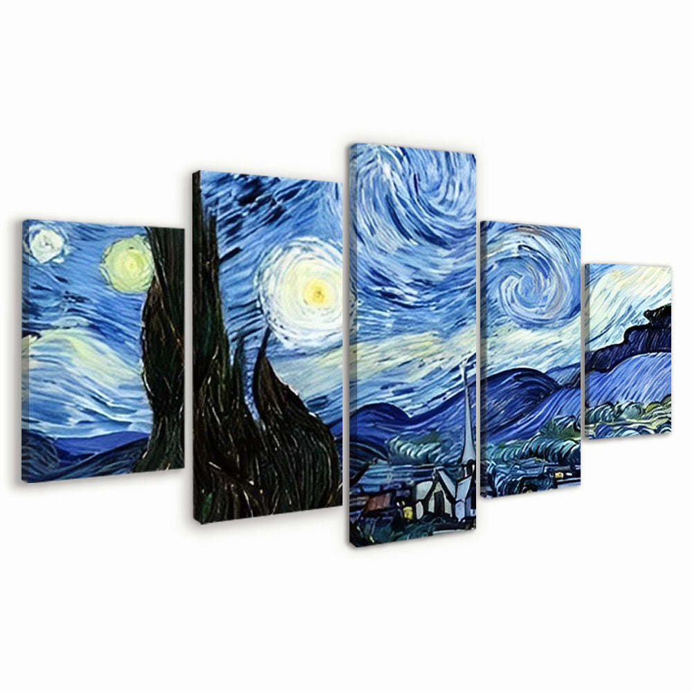 Etoiles 5 Partie Peinture par Numéros
