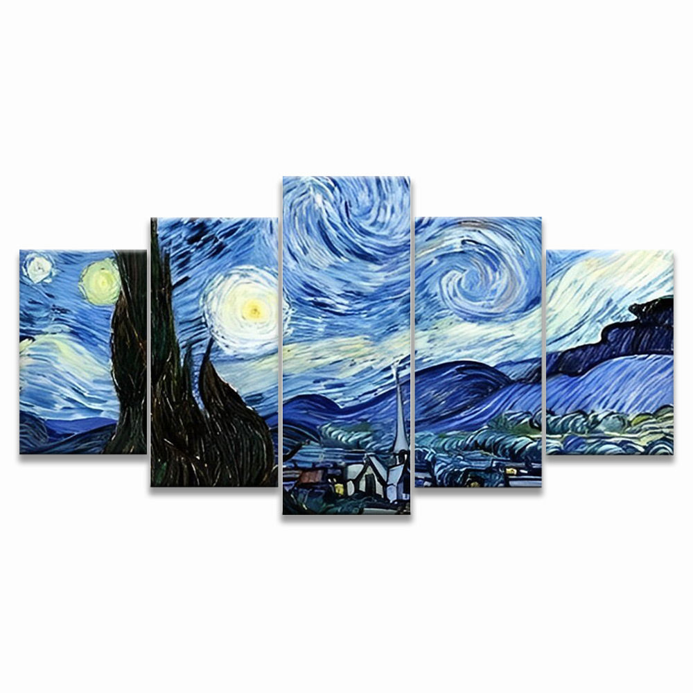 Etoiles 5 Partie Peinture par Numéros