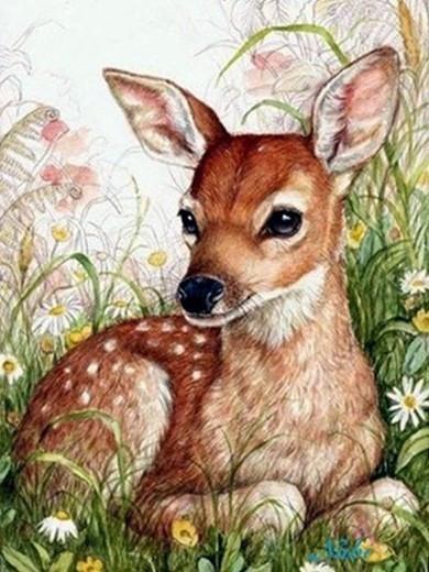 Faon Sika Peinture par Numéros