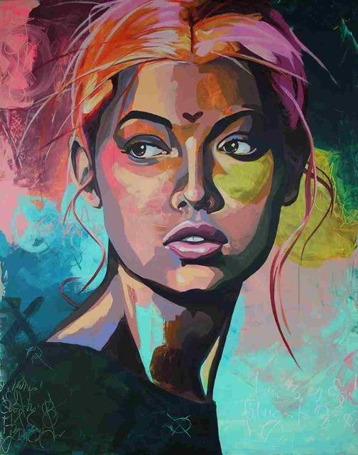 Femme Afro Peinture par Numéros