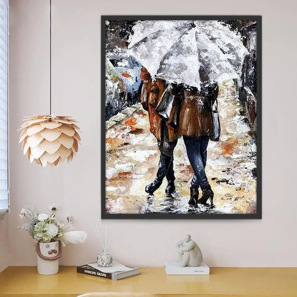 Femme en Bottes Peinture par Numéros