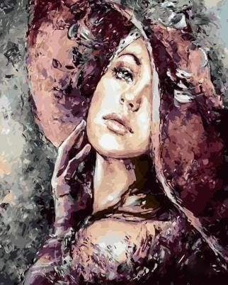 Femme Enigmatique Peinture par Numéros