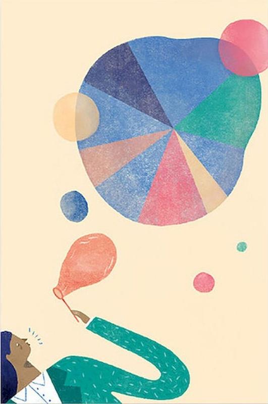 Femme et Bulles Peinture par Numéros