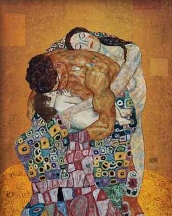 Femme et Homme Art Abstrait Klimt Peinture par Numéros