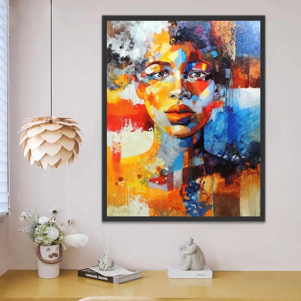 Femme Fascinante Peinture par Numéros