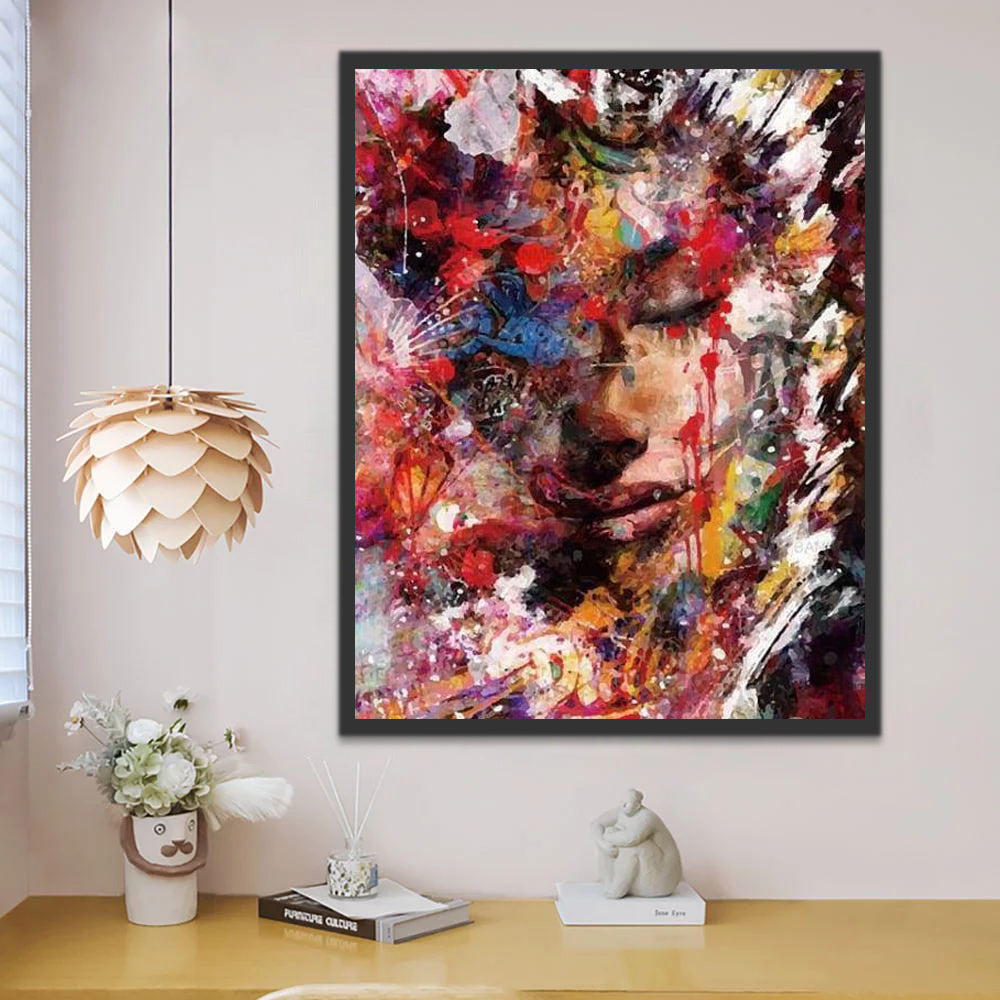 Femme Magnifique Peinture par Numéros