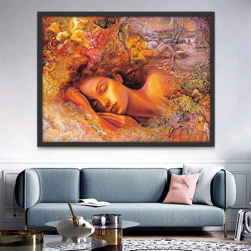 Femme Rêve Peinture par Numéros