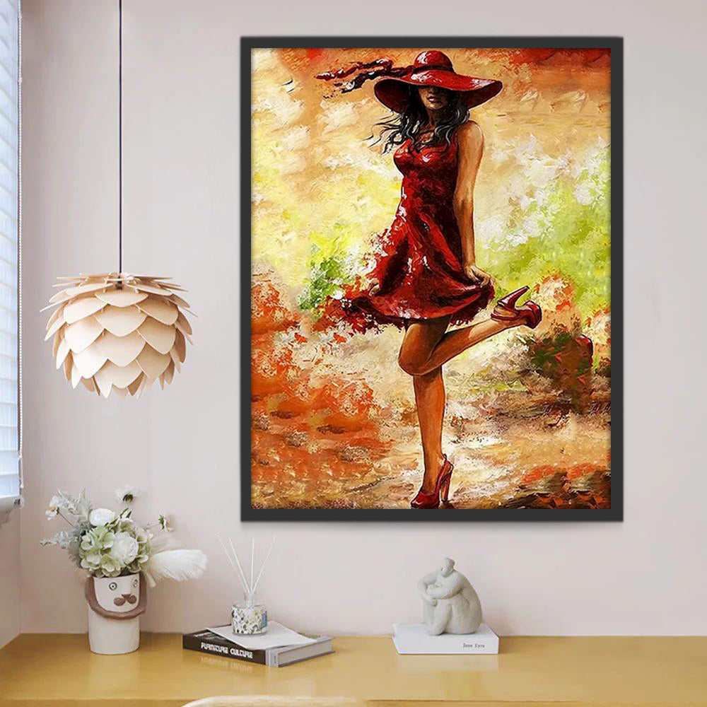 Femme Vivace Peinture par Numéros