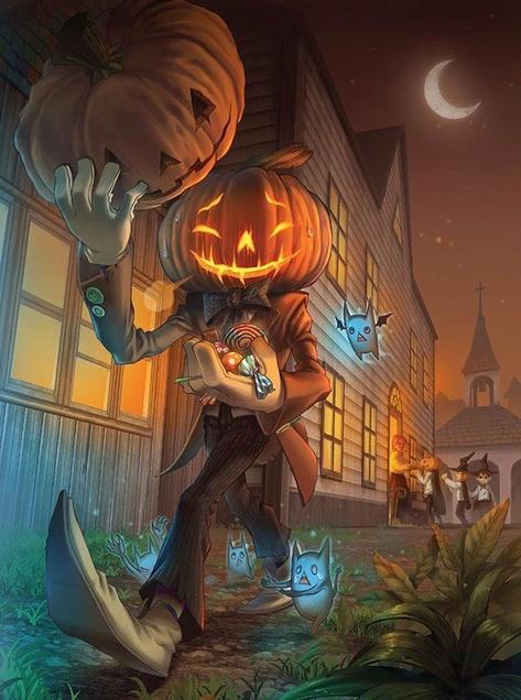 Fête d'Halloween Peinture par Numéros
