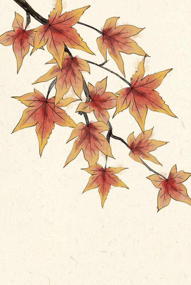 Feuilles d'Erable Peinture par Numéros