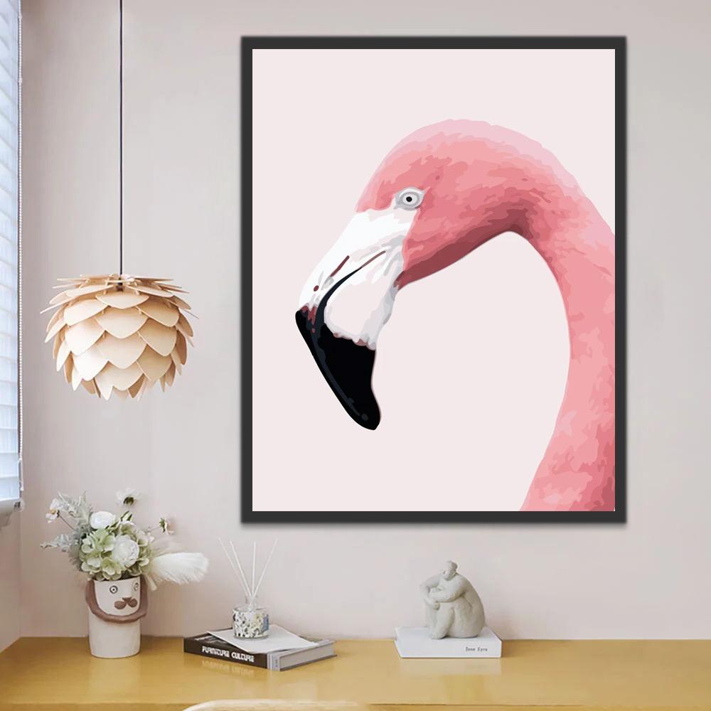 Flamant Joli Peinture par Numéros