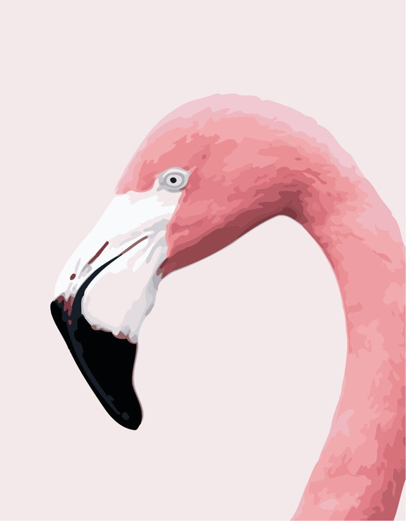 Flamant Joli Peinture par Numéros