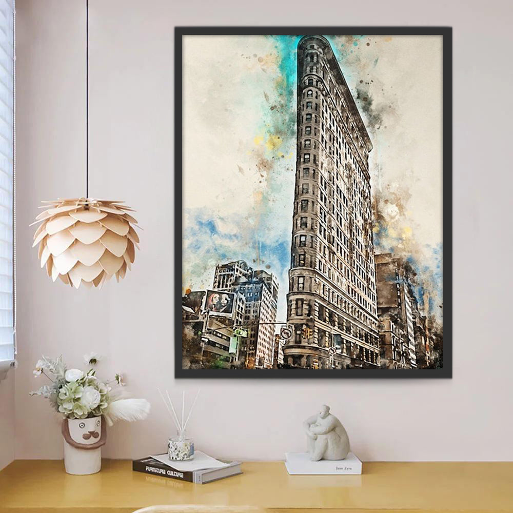 Flatiron Building Peinture par Numéros
