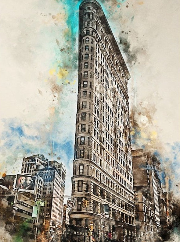 Flatiron Building Peinture par Numéros