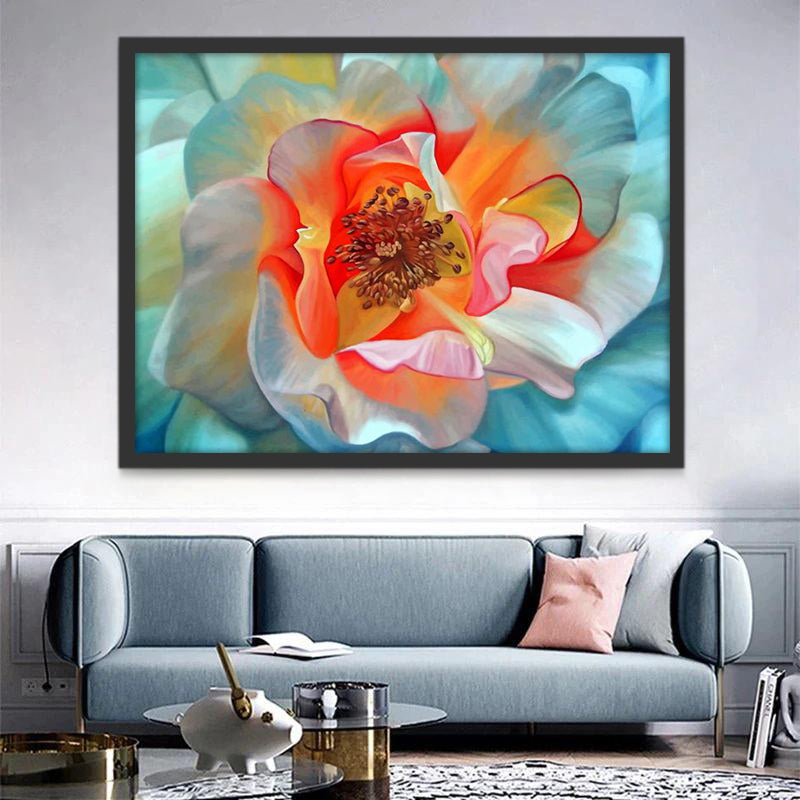 Fleur Distinguée Peinture par Numéros