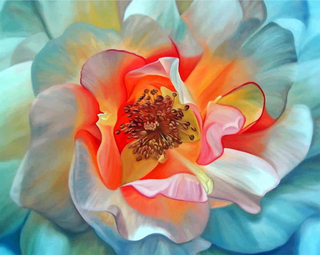 Fleur Distinguée Peinture par Numéros