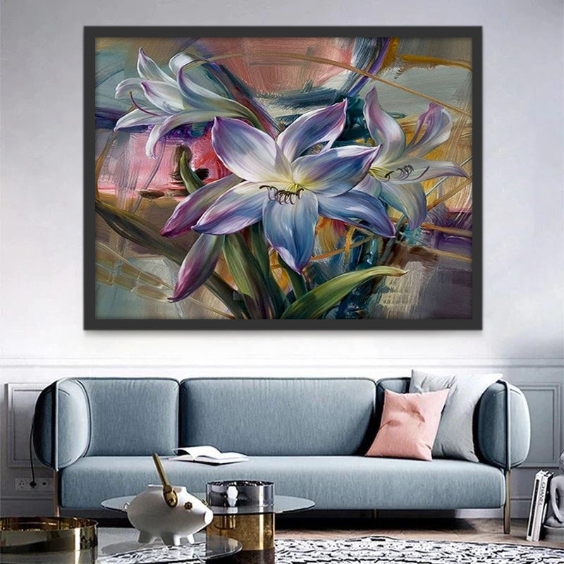 Fleur Peinture par Numéros