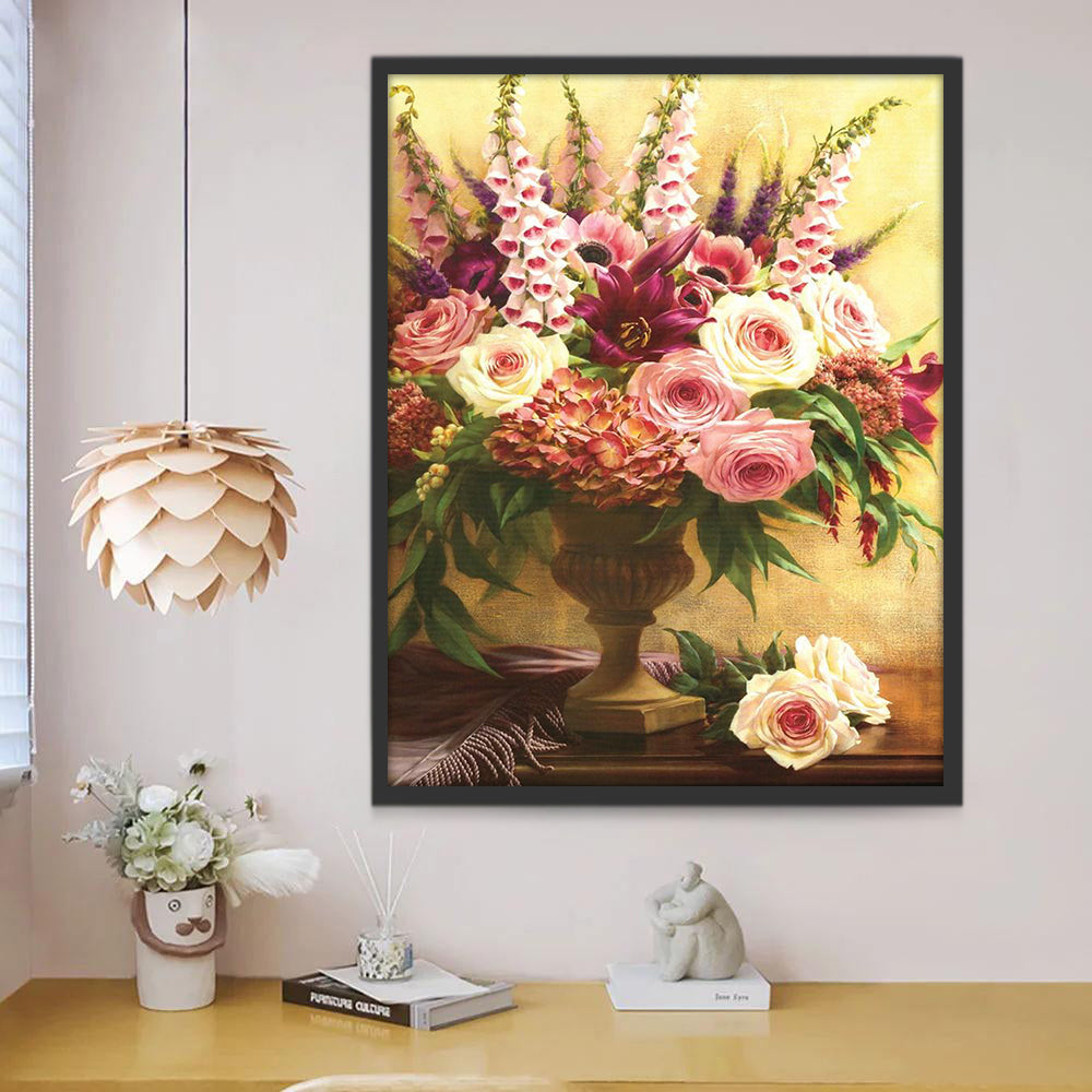 Fleurs de Palace Peinture par Numéros