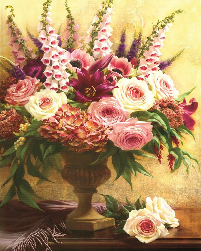 Fleurs de Palace Peinture par Numéros