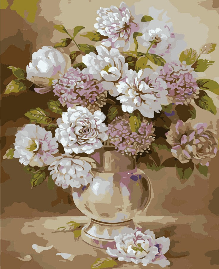 Fleurs Différentes Peinture par Numéros