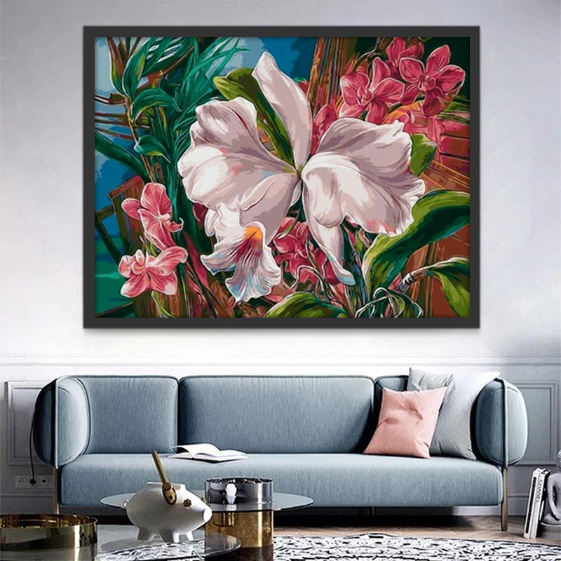 Fleurs Sauvages Peinture par Numéros