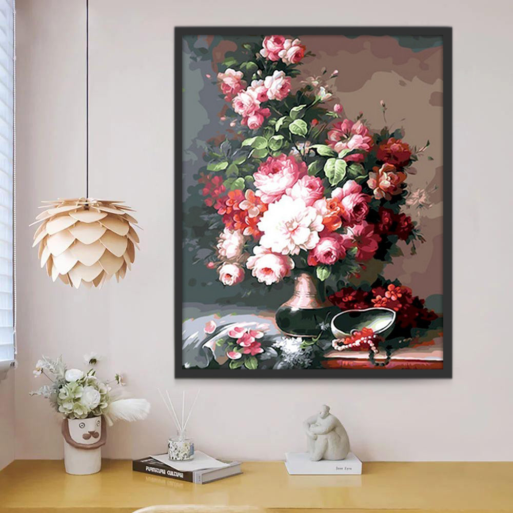 Fleurs Vivaces Domestiques Peinture par Numéros