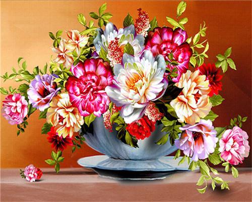 Fleurs Vivaces Peinture par Numéros