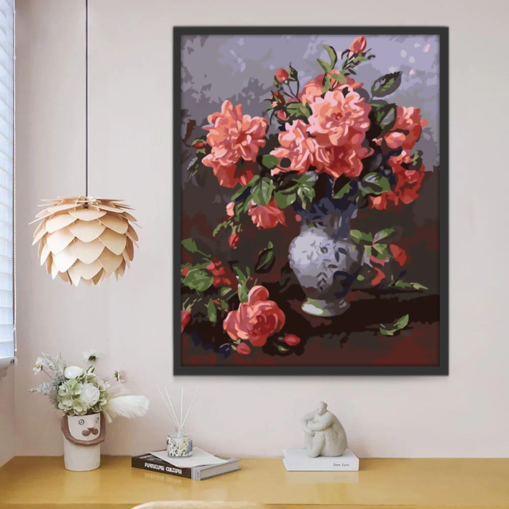 Fleurs Vivantes Peinture par Numéros