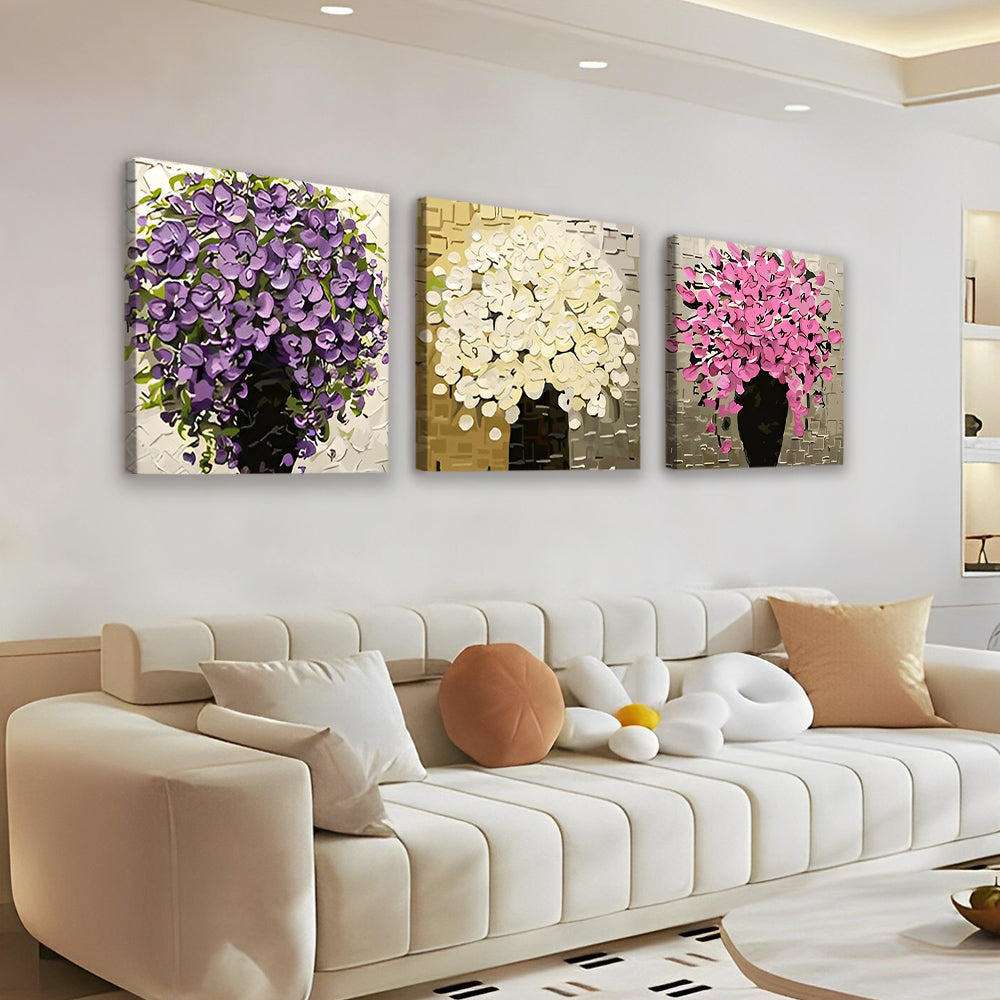 Floraison 3 Partie Peinture par Numéros