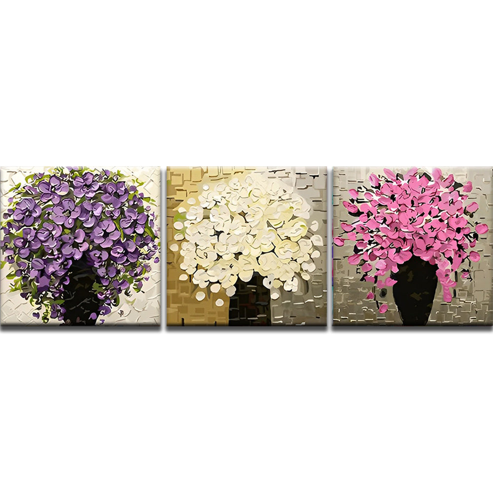 Floraison 3 Partie Peinture par Numéros