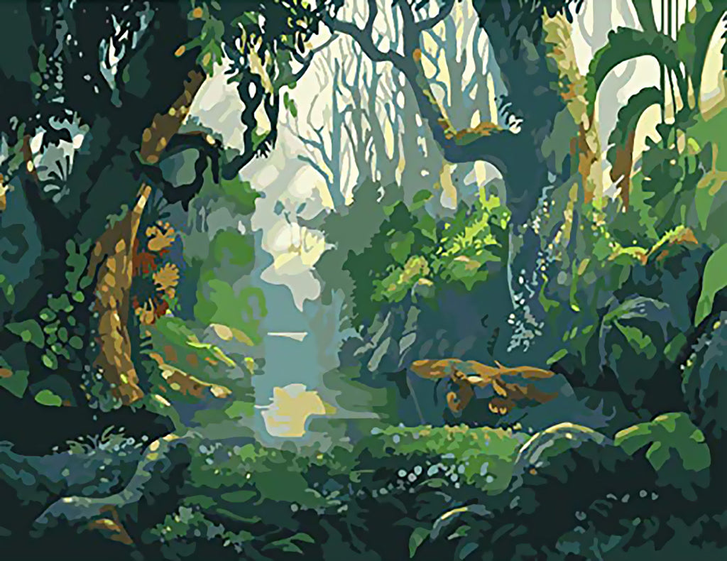 Forêt Amazonienne Peinture par Numéros