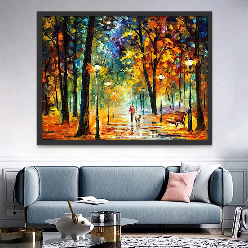 Forêt Coloré Peinture par Numéros
