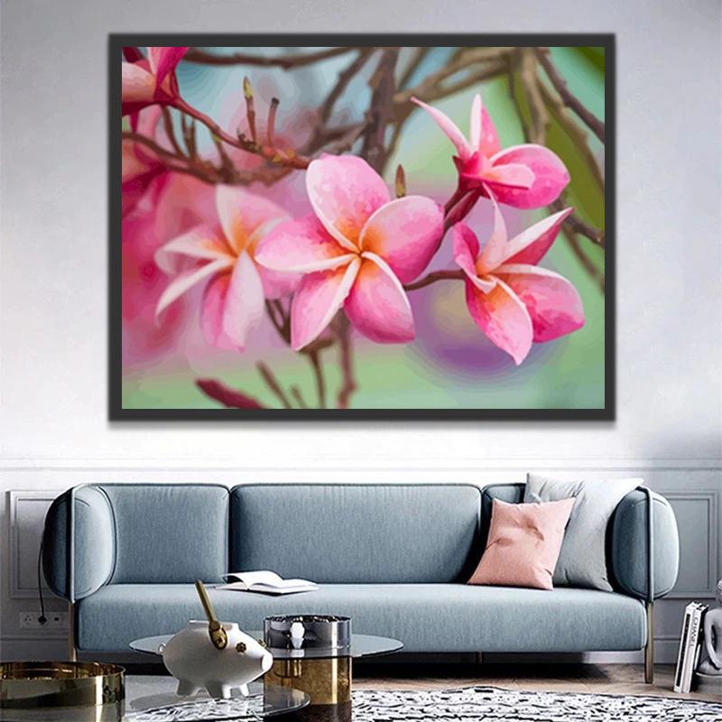 Frangipanier Peinture par Numéros