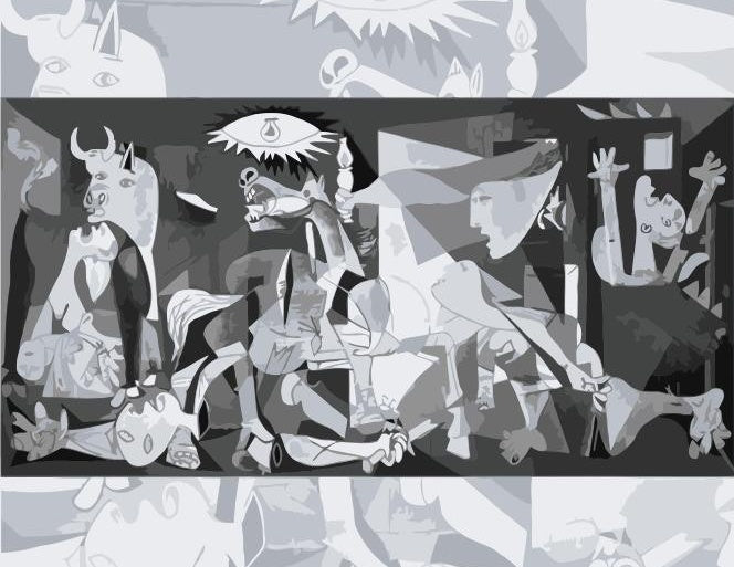 Fresque Abstraite Peinture par Numéros