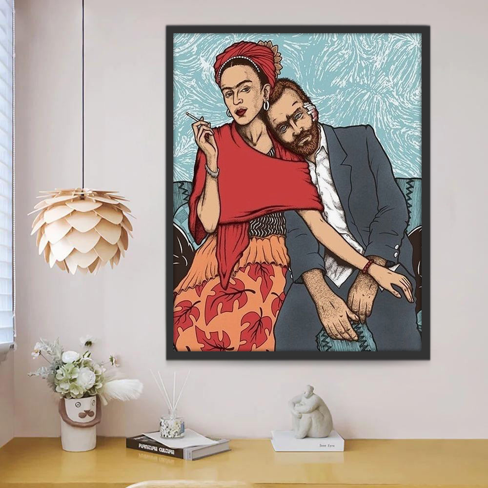 Frida et Van Gogh Peinture par Numéros
